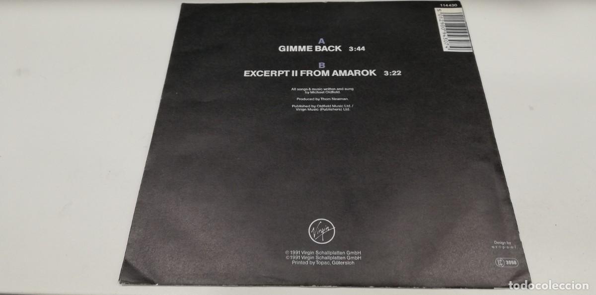 Discos de vinilo: SCO14- Michael Oldfield - Gimme Back (7&rdquo;) - Foto 2