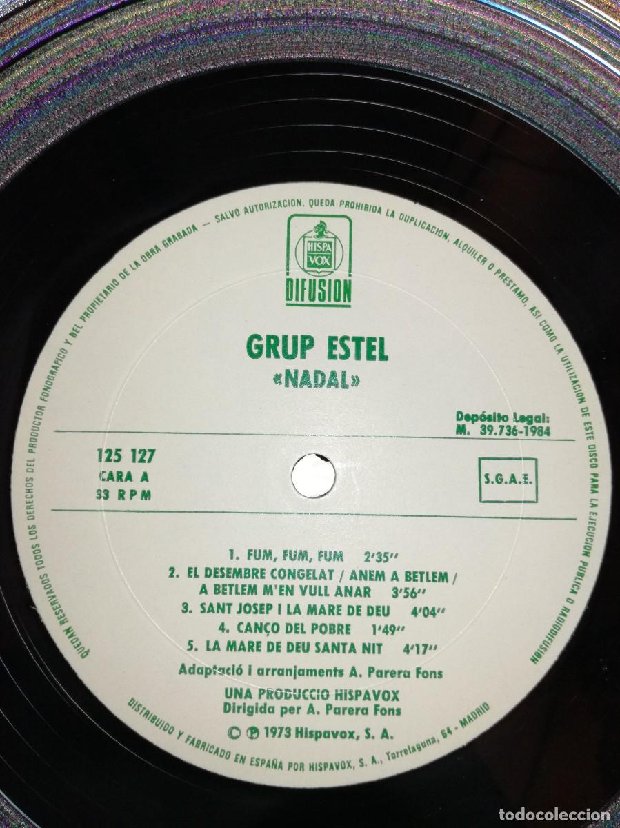 Discos de vinilo: GRUP ESTEL-NADAL-HISPAVOX DIFUSI&Oacute;N - Foto 3