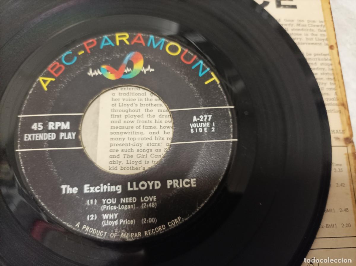 Discos de vinilo: Lloyd Price ep original - Foto 3