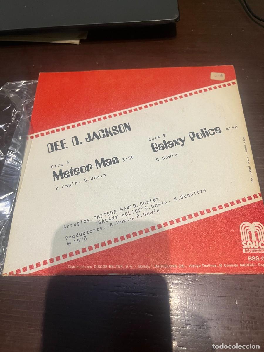 Discos de vinilo: Dee D. Jackson Meteor Man - Foto 2