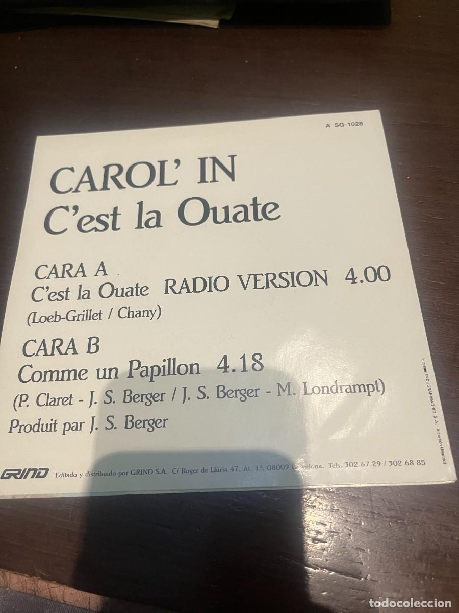 Discos de vinilo: Carolin &lrm;&ndash; Cest La Ouate (Remix) - Foto 2