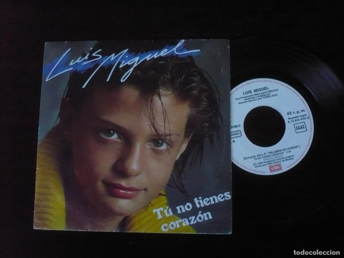 Discos de vinilo: luis miguel tu no tienes corazon - Foto 1
