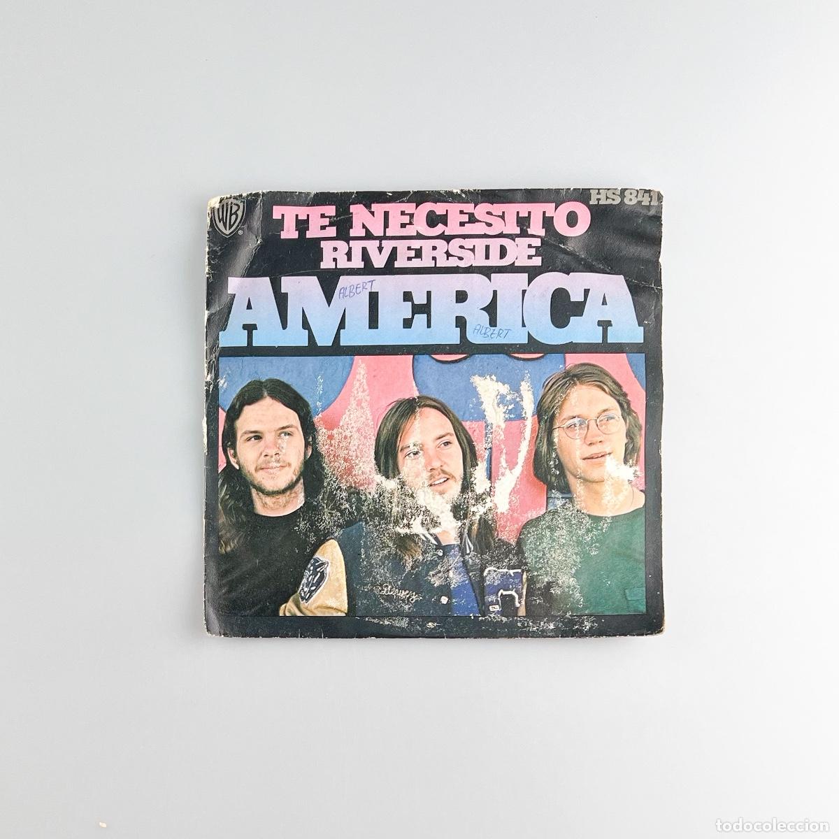 Discos de vinilo: SINGLE. America. Te Necesito (G/G) - Foto 1