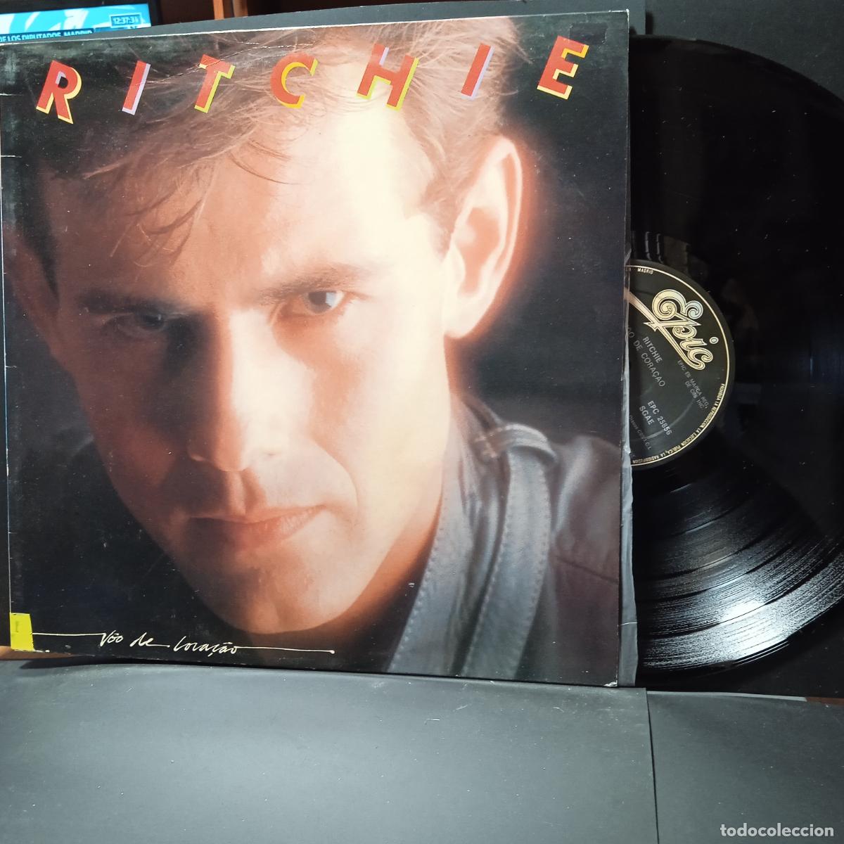 Discos de vinilo: LP RITCHIE - VOO DE CORA&Ccedil;AO - EPIC 1983. PEPETO - Foto 1