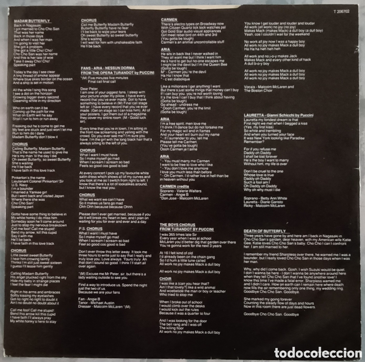 Discos de vinilo: Malcolm McLaren - Fans, 1984 - Foto 3