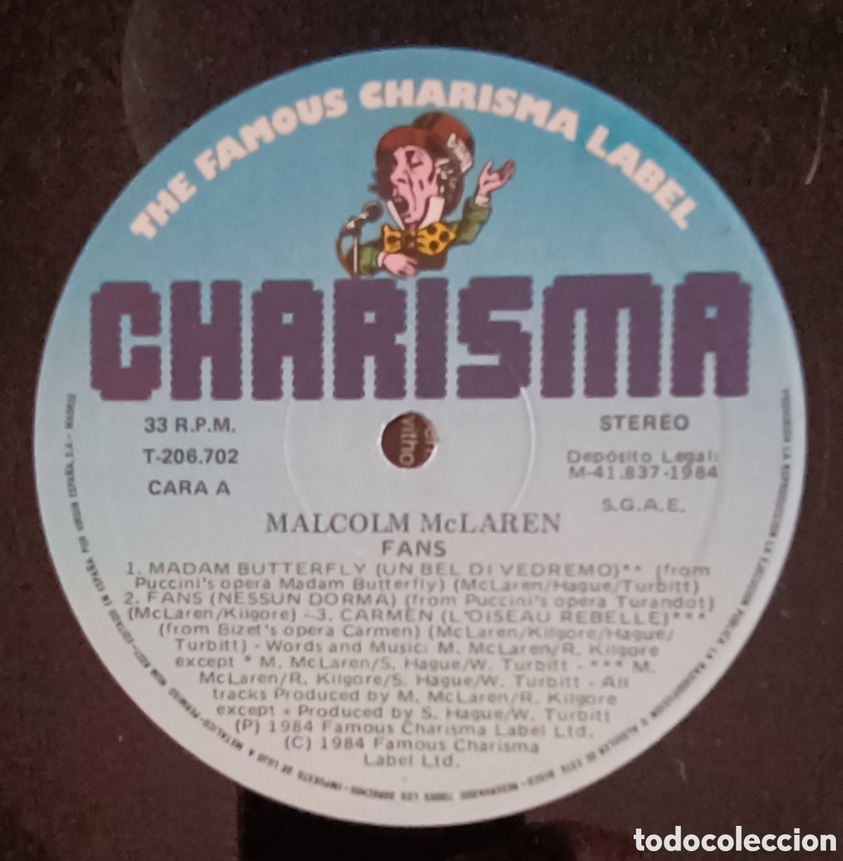 Discos de vinilo: Malcolm McLaren - Fans, 1984 - Foto 5
