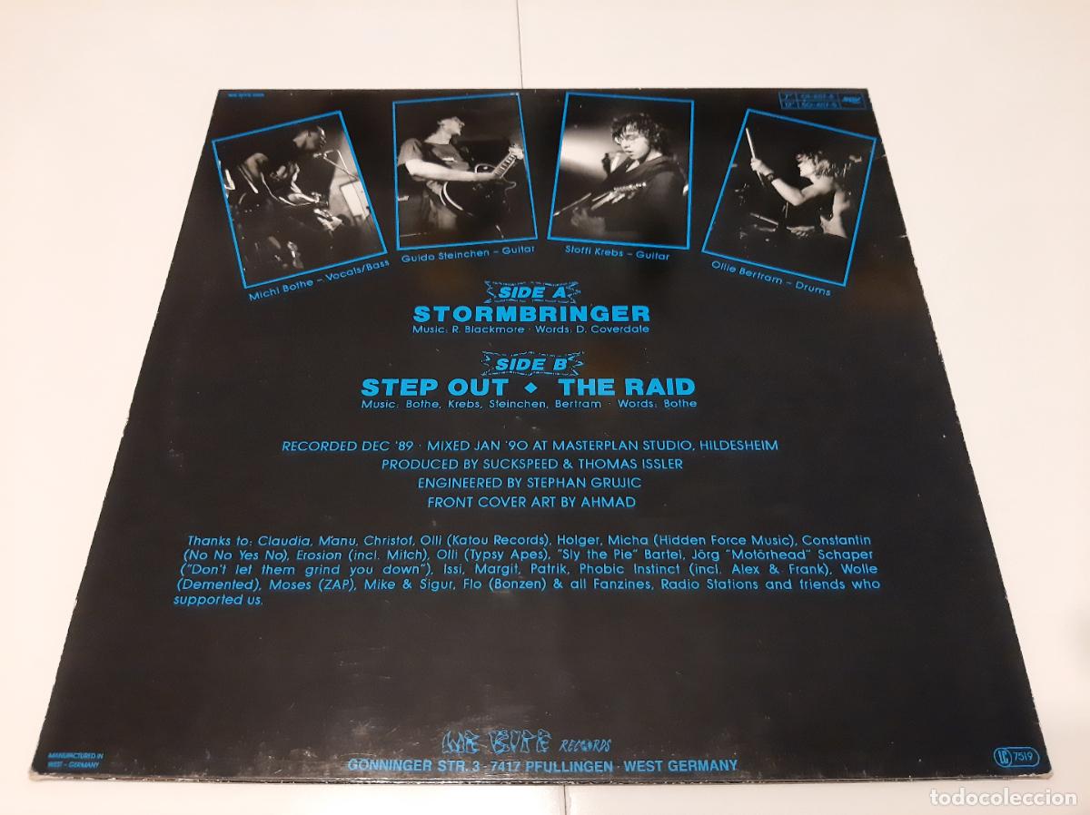 Discos de vinilo: SUCKSPEED -STORMBRINGER- (1990) LP DISCO VINILO - Foto 4