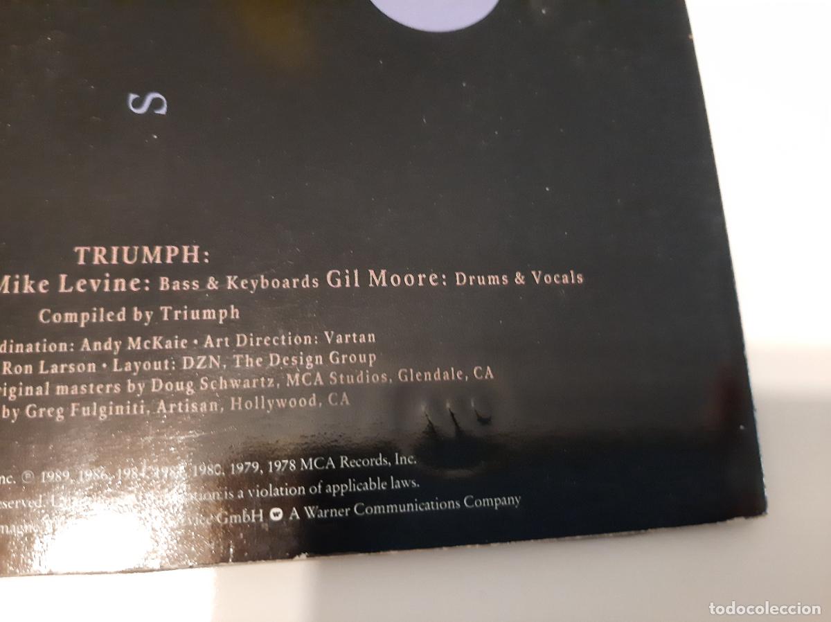 Discos de vinilo: TRIUMPH -CLASSICS- (1989) LP DISCO VINILO - Foto 5