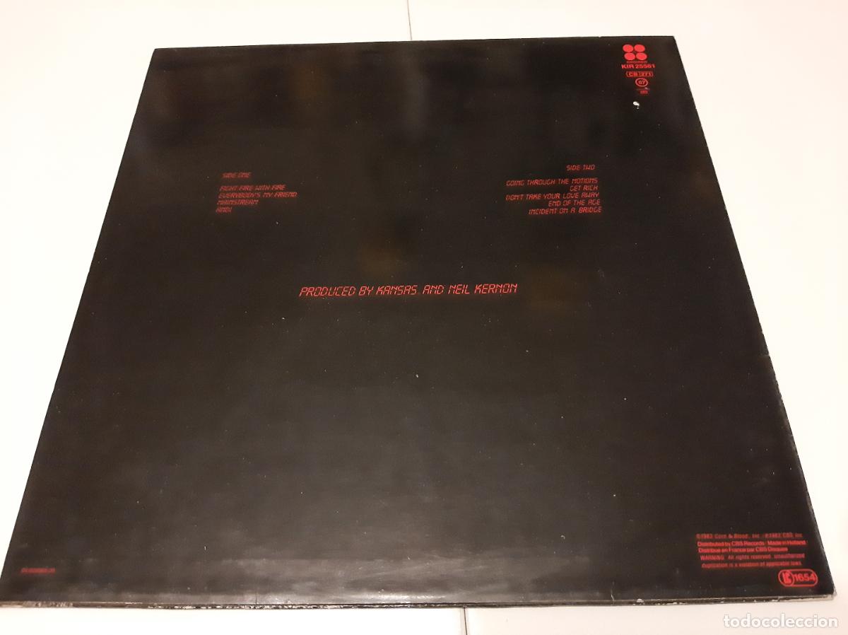 Discos de vinilo: KANSAS -DRASTIC MEASURES- (1983) LP DISCO VINILO - Foto 2