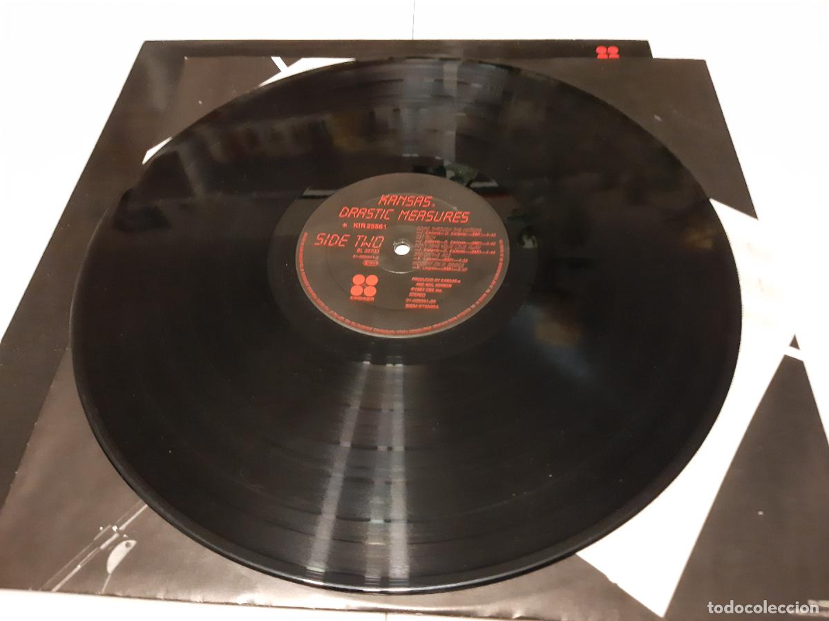 Discos de vinilo: KANSAS -DRASTIC MEASURES- (1983) LP DISCO VINILO - Foto 8
