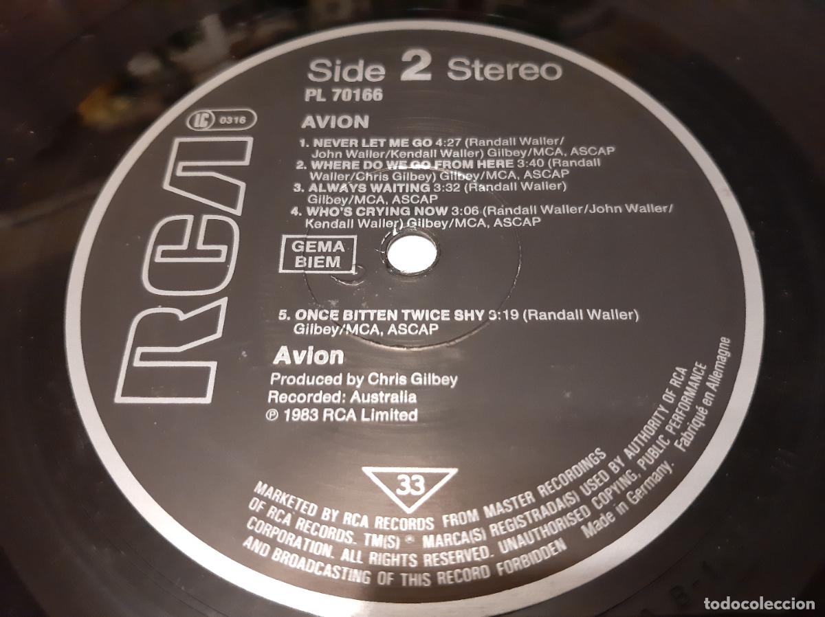 Discos de vinilo: AVION -AVION- (1983) LP DISCO VINILO - Foto 9