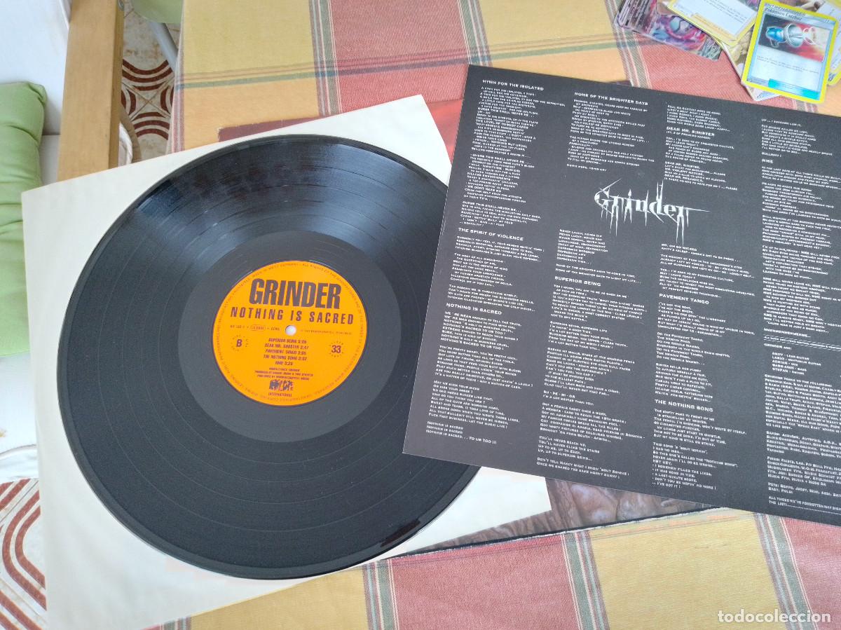 Discos de vinilo: Grinder- Nothing is scared LP - Foto 4