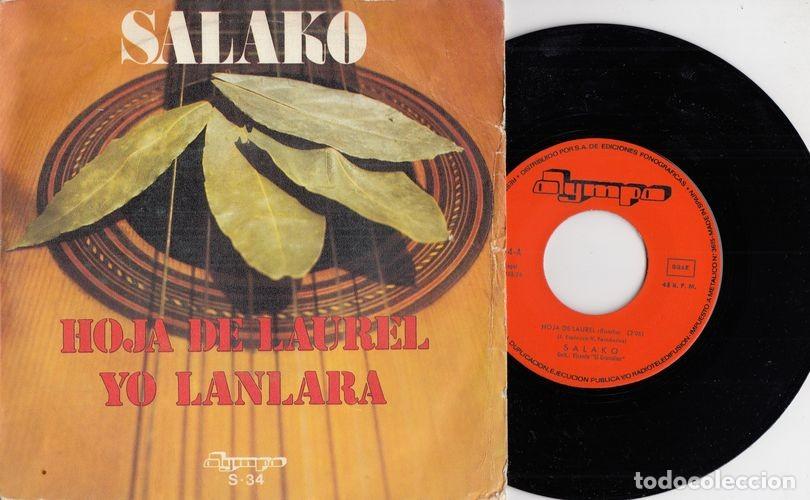 Discos de vinilo: SALAKO - HOJA DE LAUREL - SINGLE DE VINILO - CS - 18 - Foto 1