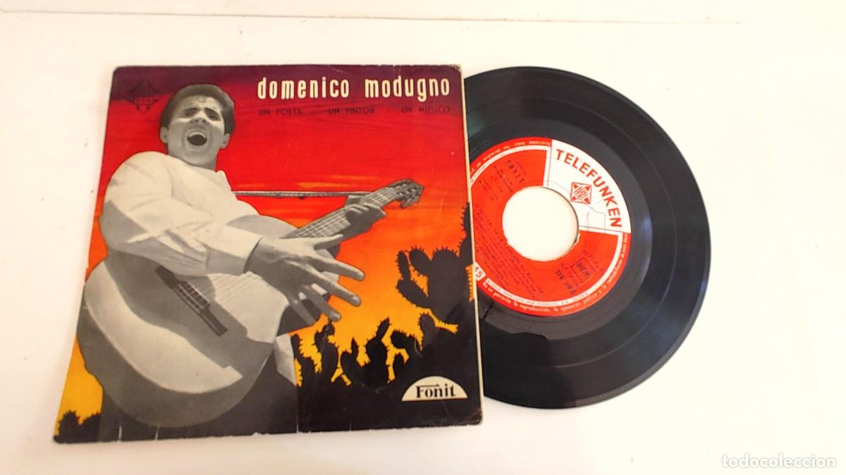 Discos de vinilo: DOMENICO MODUGNO-EP LAZZARELLA +3 - Foto 1