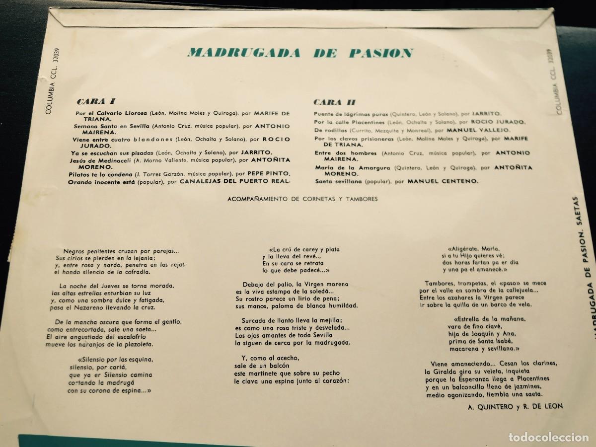 Discos de vinilo: &Oacute;peras y orquestas, espa&ntilde;olas y extranjeras: Saetas - Foto 2