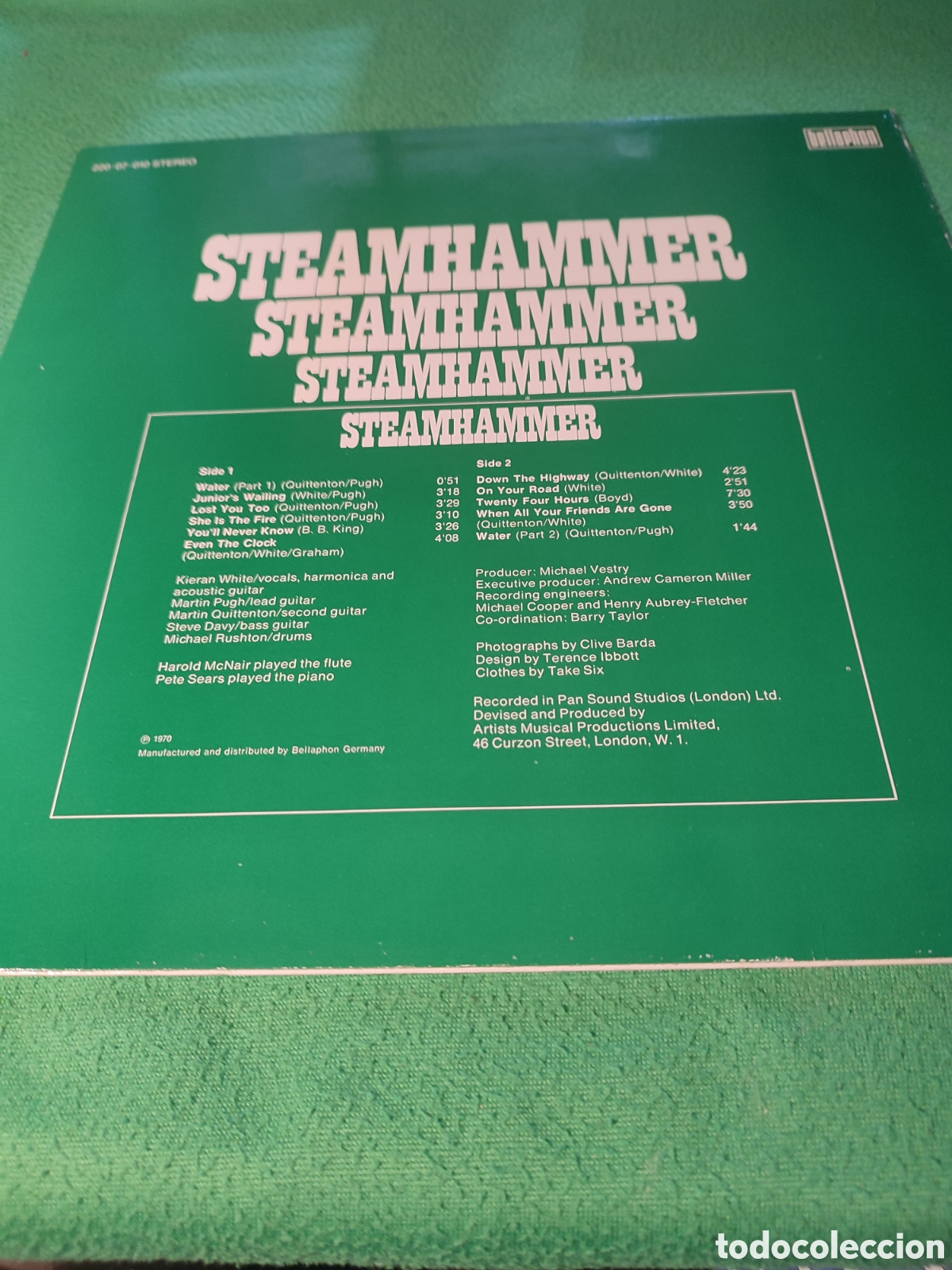 Discos de vinilo: Steamhammer - Same Vinilo Lp - Foto 2