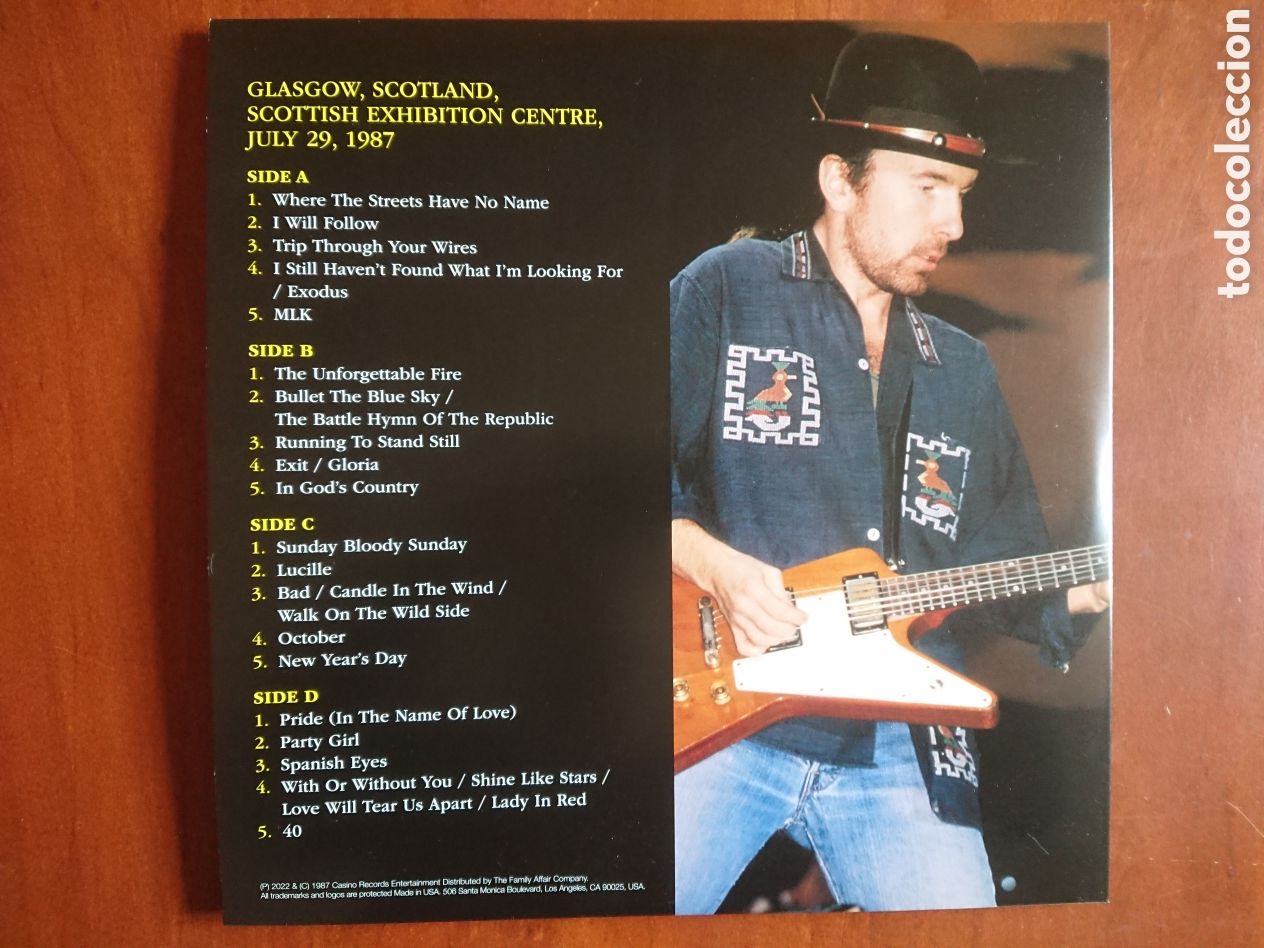 Discos de vinilo: U2 - Lucille - Glasgow 87 - 2LP - Foto 2