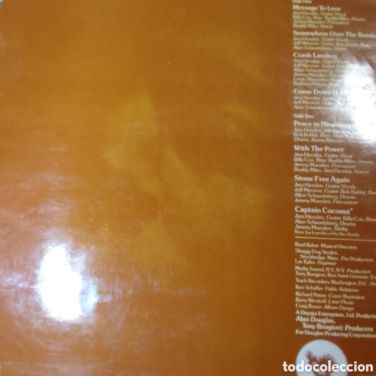 Discos de vinilo: JIMI HENDRIX CRASH LANDING - Foto 2