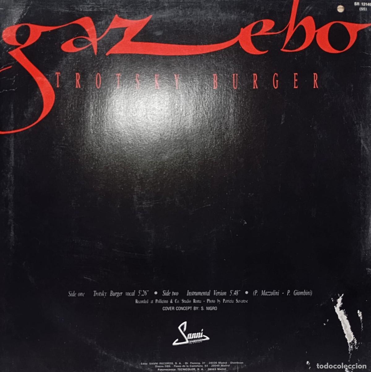 Discos de vinilo: TROTSKY BURGER - GAZEBO (MAXI SINGLE) - Foto 2