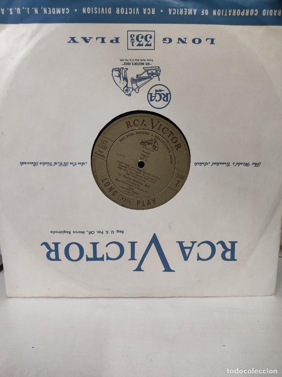 Discos de vinilo: FAUST ACT II SIR THOMAS BEECHAM BART - Foto 1