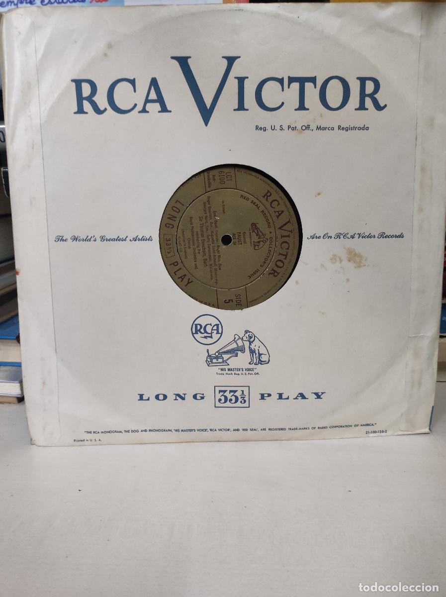 Discos de vinilo: FAUST ACT II SIR THOMAS BEECHAM BART - Foto 3