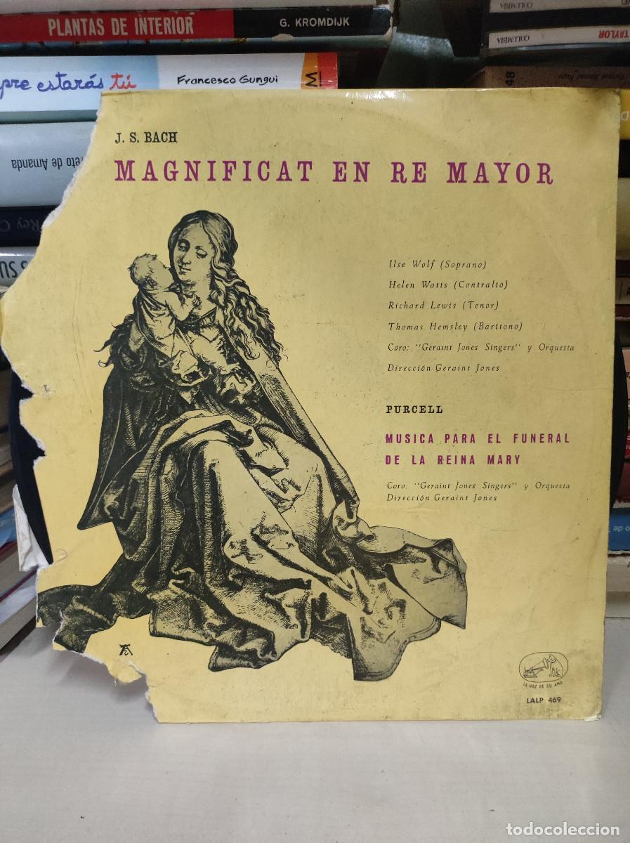 Discos de vinilo: BACH MAGNIFICAT EN RE MAYOR - Foto 1