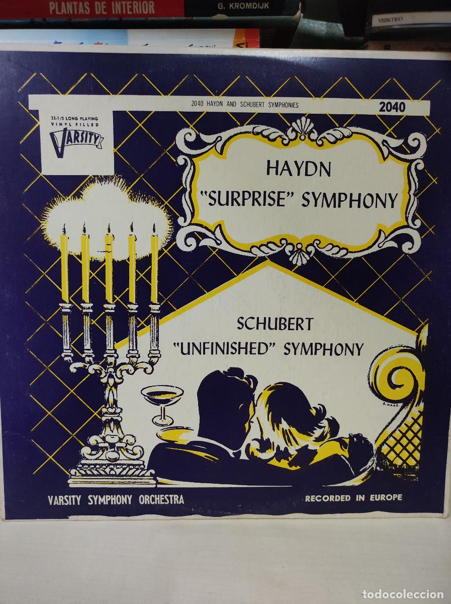 Discos de vinilo: HAYDN SURPRISE SYMPHONY SCHUBERT UNFINISHED SYMPHONY - Foto 1
