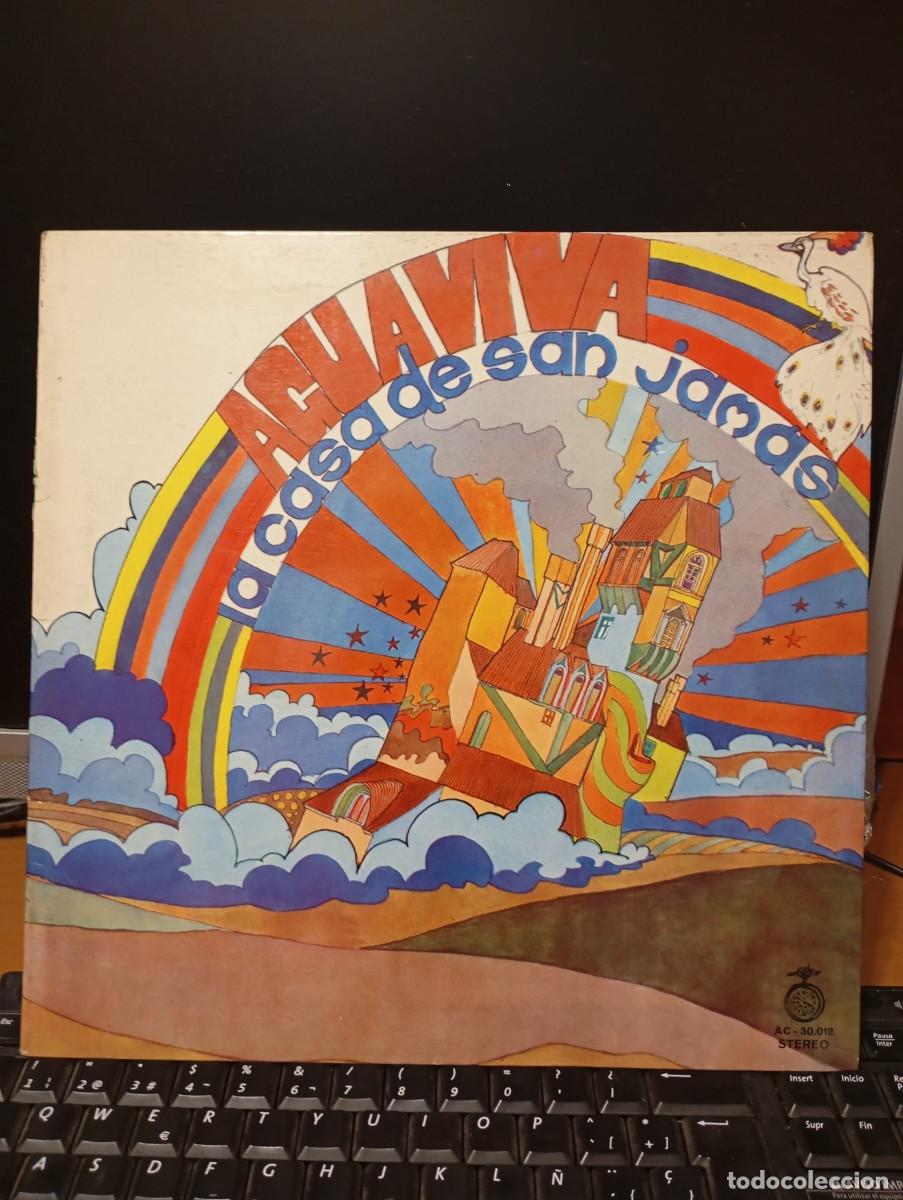 Discos de vinilo: Aguaviva &rdquo;La casa de san jam&aacute;s&rdquo; - Foto 1