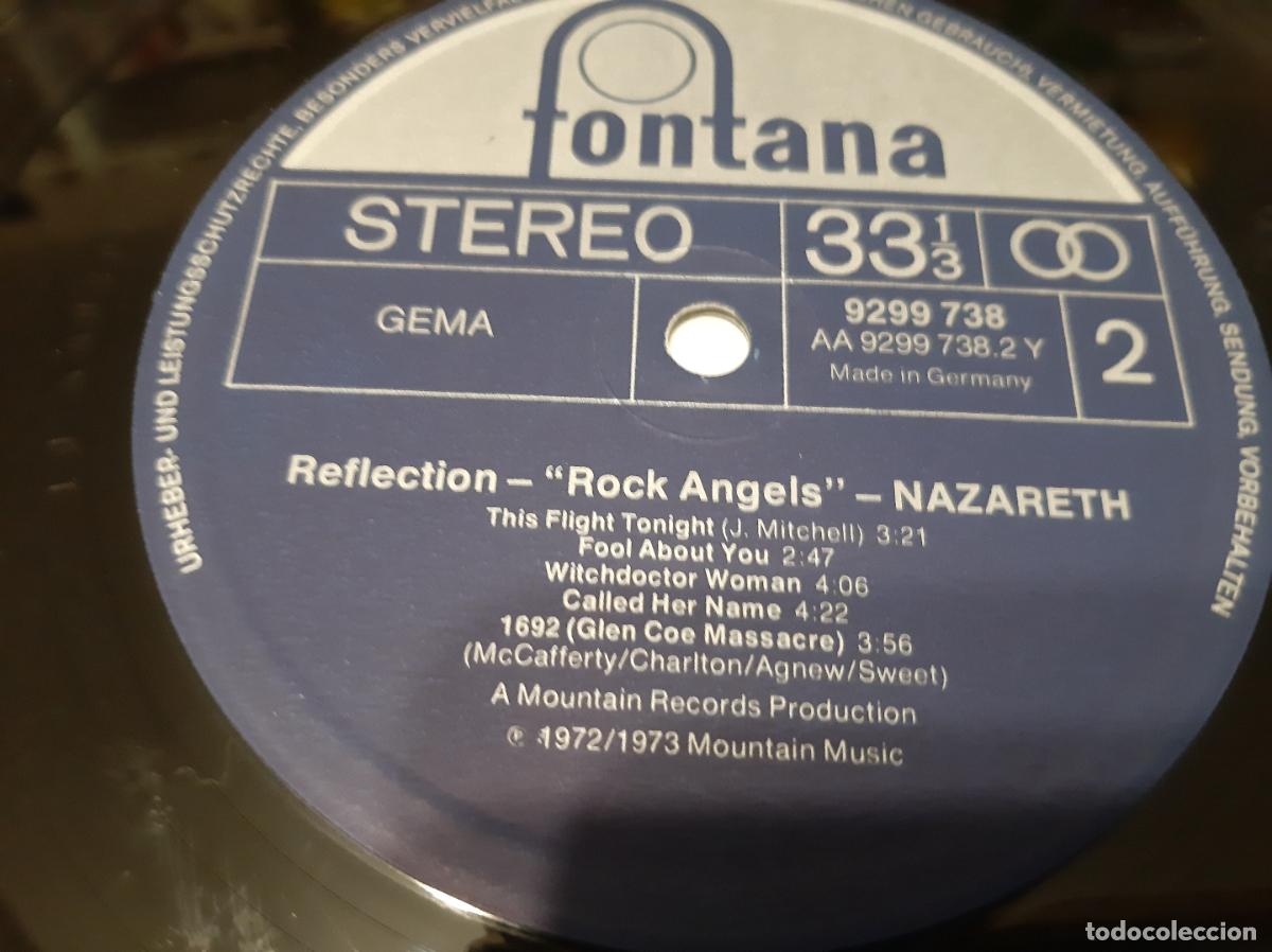 Discos de vinilo: NAZARETH -REFLECTION- ROCK ANGELS- (1975) LP DISCO VINILO - Foto 10