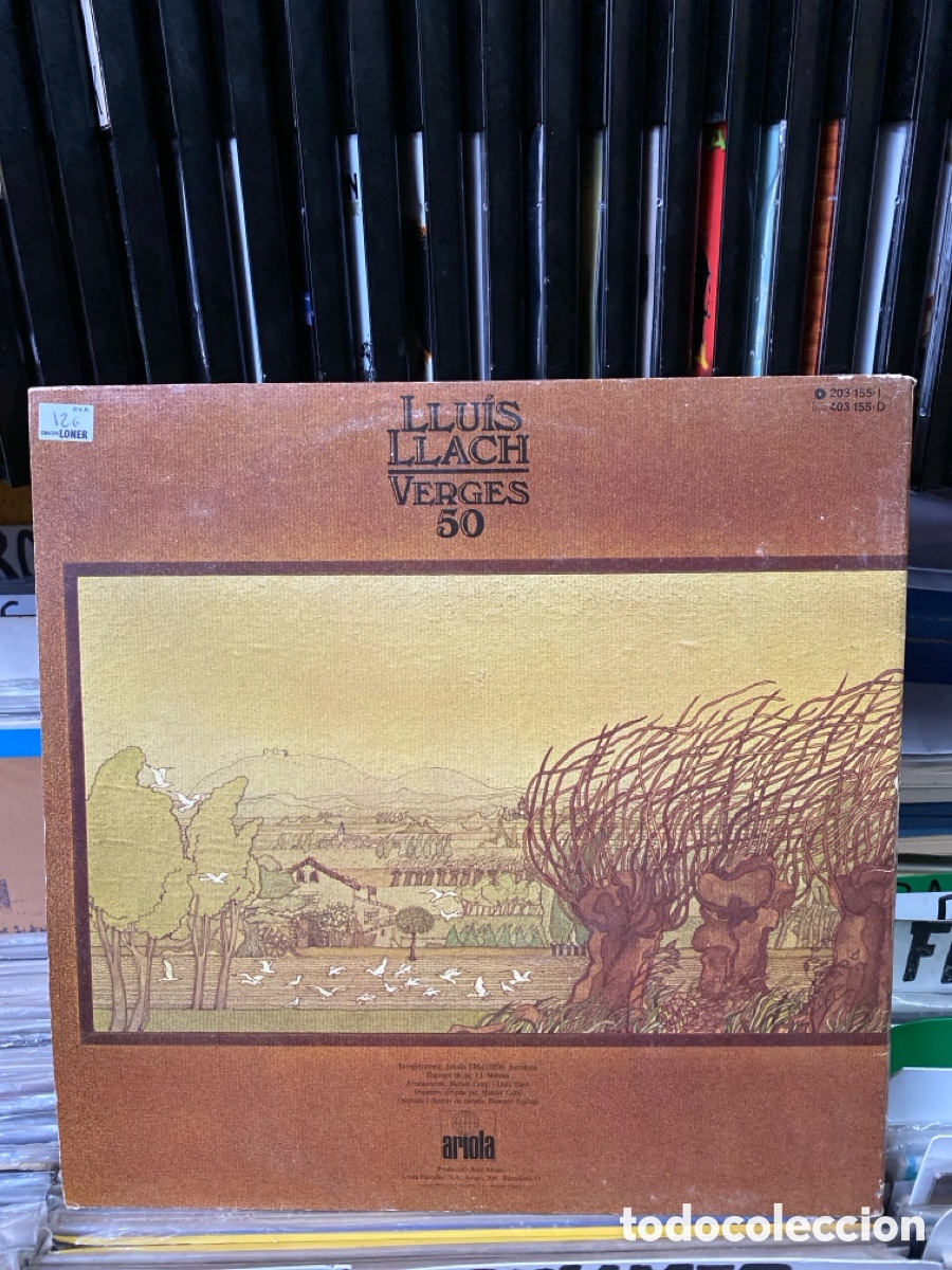 Discos de vinilo: Llu&iacute;s Llach Verges 50 - Foto 2