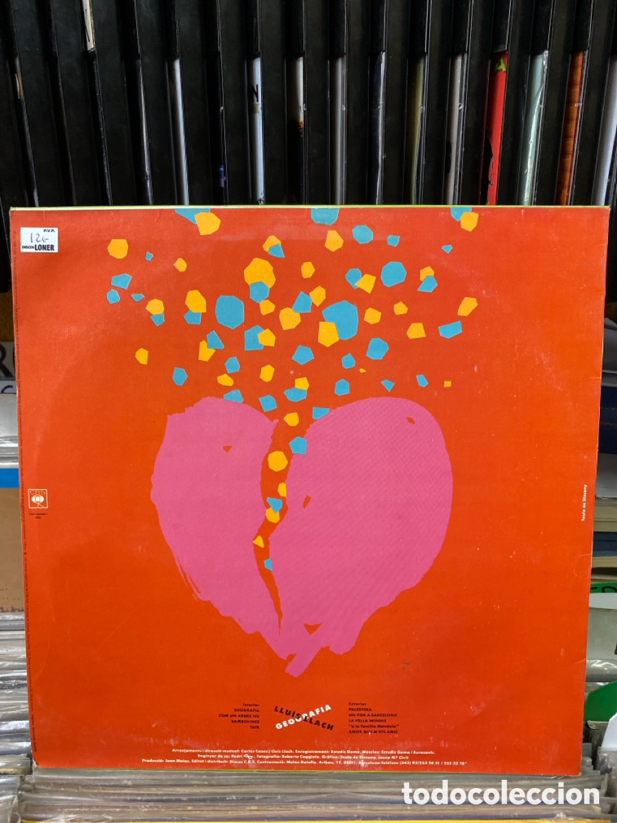 Discos de vinilo: Llu&iacute;s Llach Geografia - Foto 2