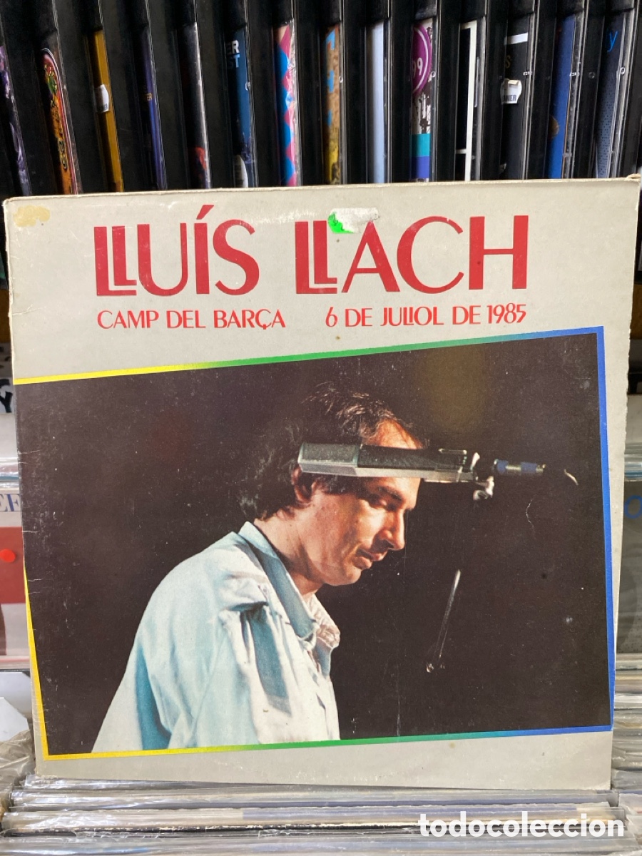 Discos de vinilo: Llu&iacute;s Llach Camp del Bar&ccedil;a 6 de Juliol de 1985 - Foto 1