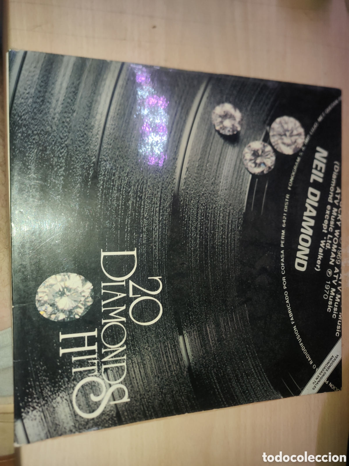 Discos de vinilo: Disco vinilo NEIL DIAMOND - 20 Diamonds Hits - Foto 1