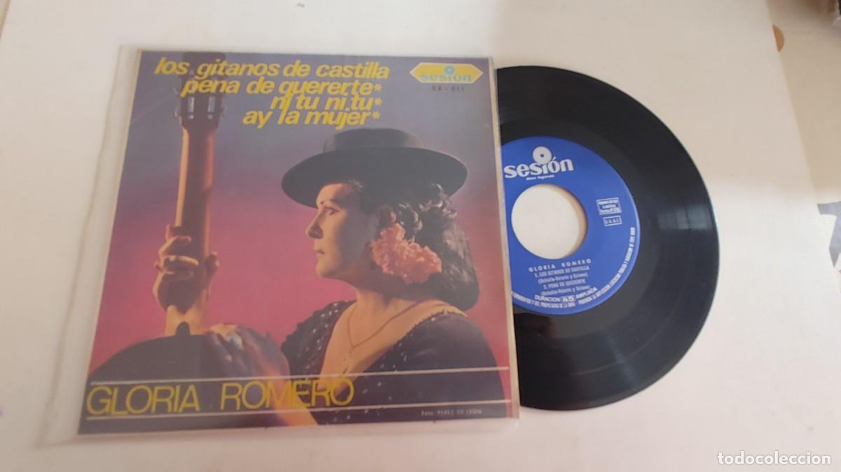 Discos de vinilo: GLORIA ROMERO-EP LOS GITANOS DE CASTILLA +3-NUEVO - Foto 1