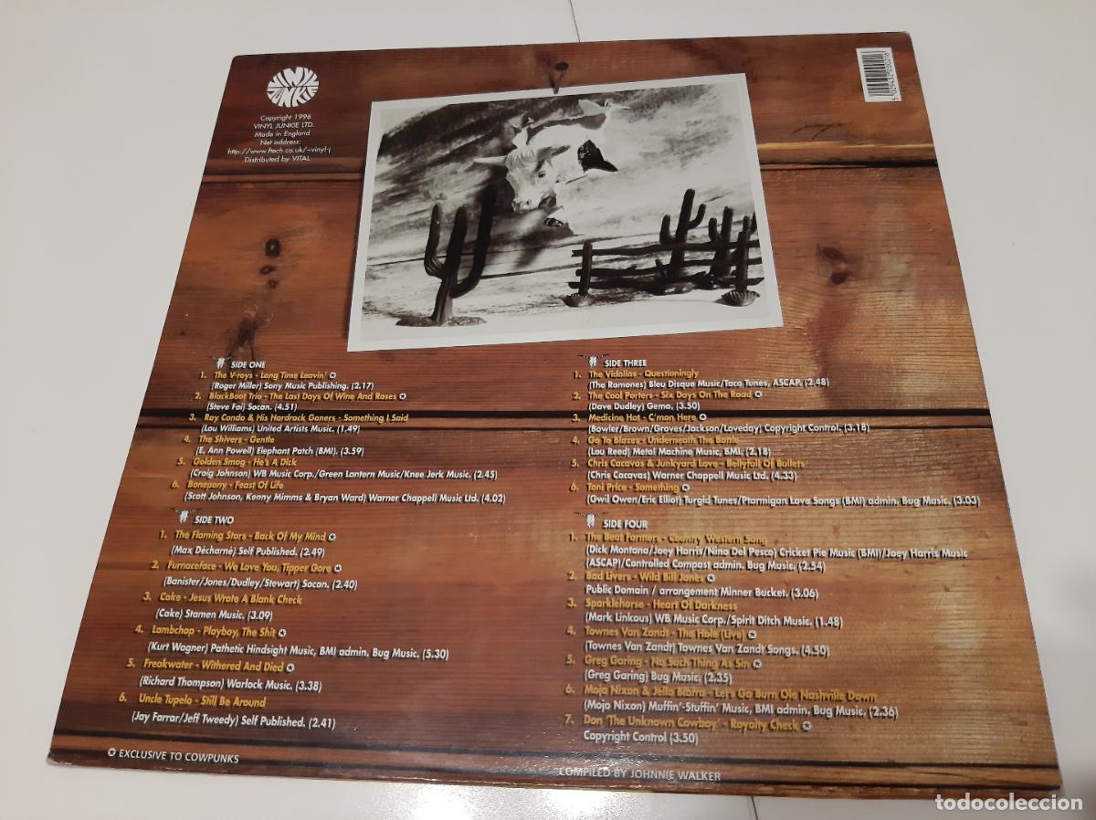 Discos de vinilo: COWPUNKS (1996) 2 X LP DISCO VINILO - Foto 3