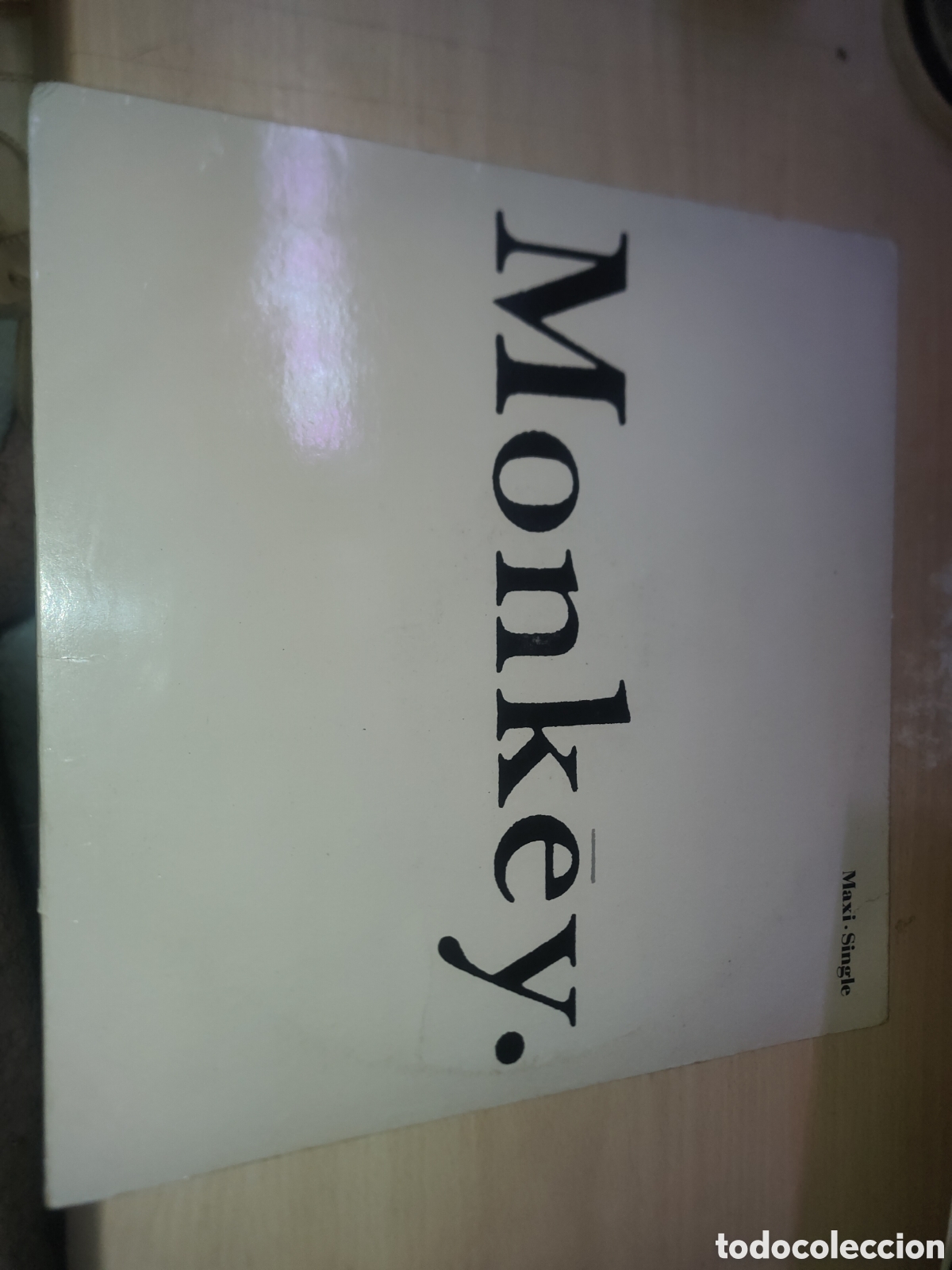 Discos de vinilo: Disco vinilo GEORGE MICHAEL MONKEY MAXI SINGLE 1987 - Foto 1