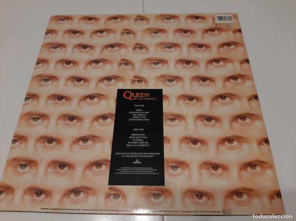 Discos de vinilo: QUEEN -THE MIRACLE- (1989) LP DISCO VINILO - Foto 2
