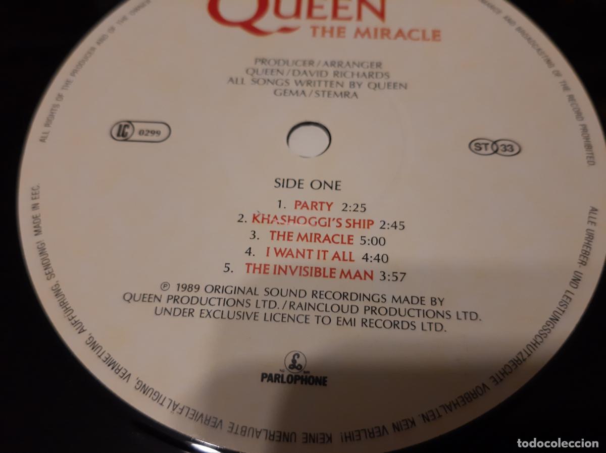 Discos de vinilo: QUEEN -THE MIRACLE- (1989) LP DISCO VINILO - Foto 9