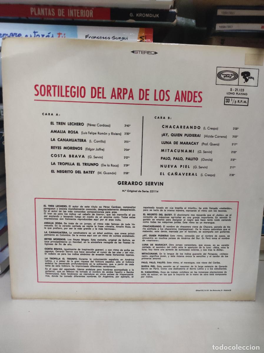 Discos de vinilo: Gerardo Servin &ndash; Sortilegio Del Arpa De Los Andes - Foto 2