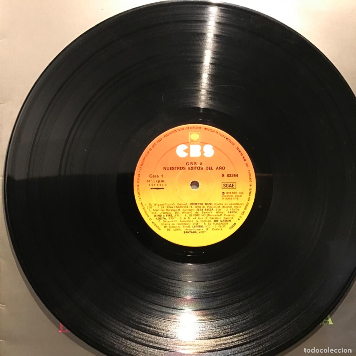 Discos de vinilo: Various ● CBS 8 - Nuestros Exitos Del A&ntilde;o ● Vinyl, LP, Spain 1978 - Foto 3