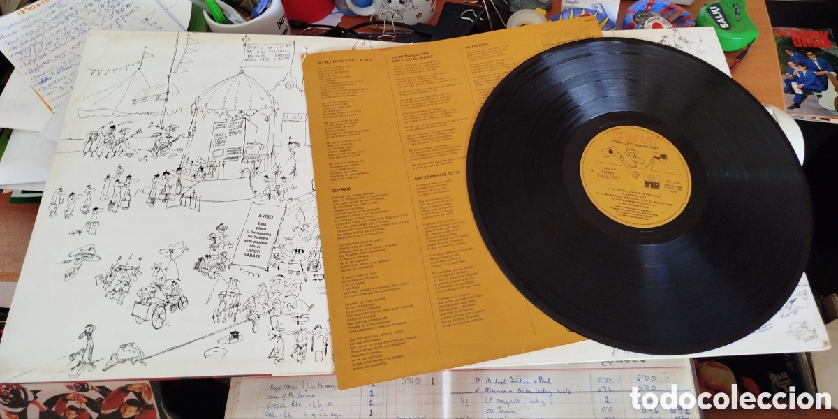 Discos de vinilo: Joan Manuel Serrat - cada loco con su tema - Foto 2