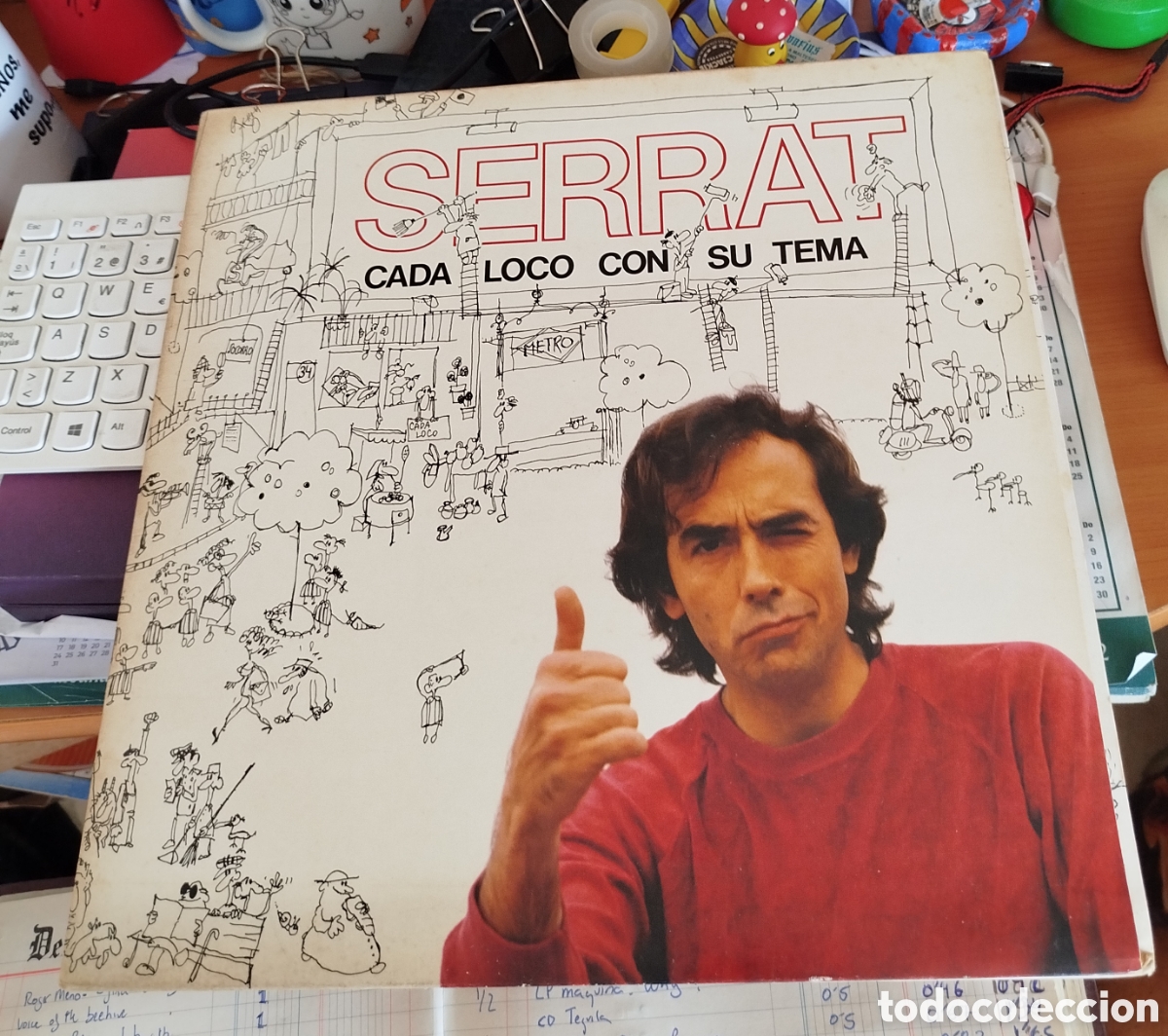 Discos de vinilo: Joan Manuel Serrat - cada loco con su tema - Foto 1