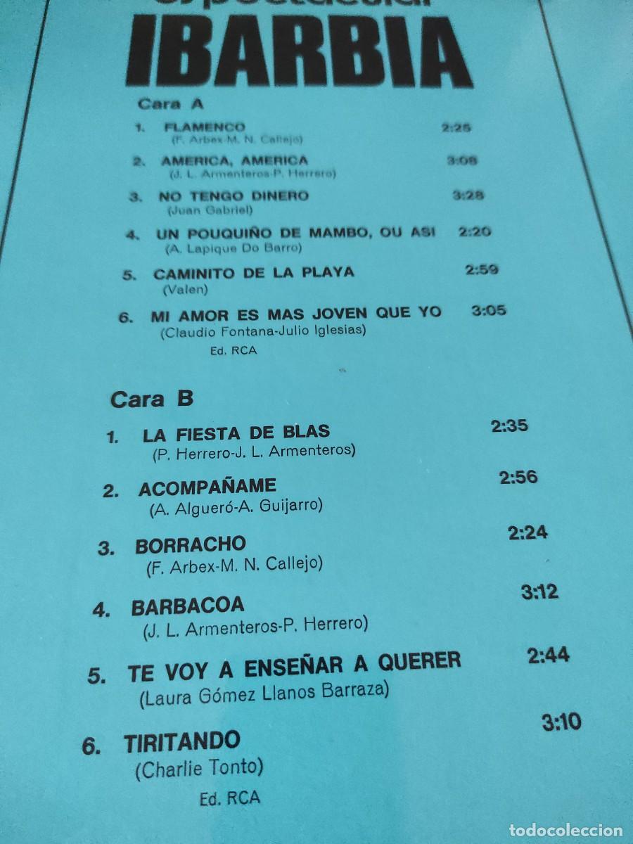 Discos de vinilo: Espectacular Ibarbia 1974 - Foto 2