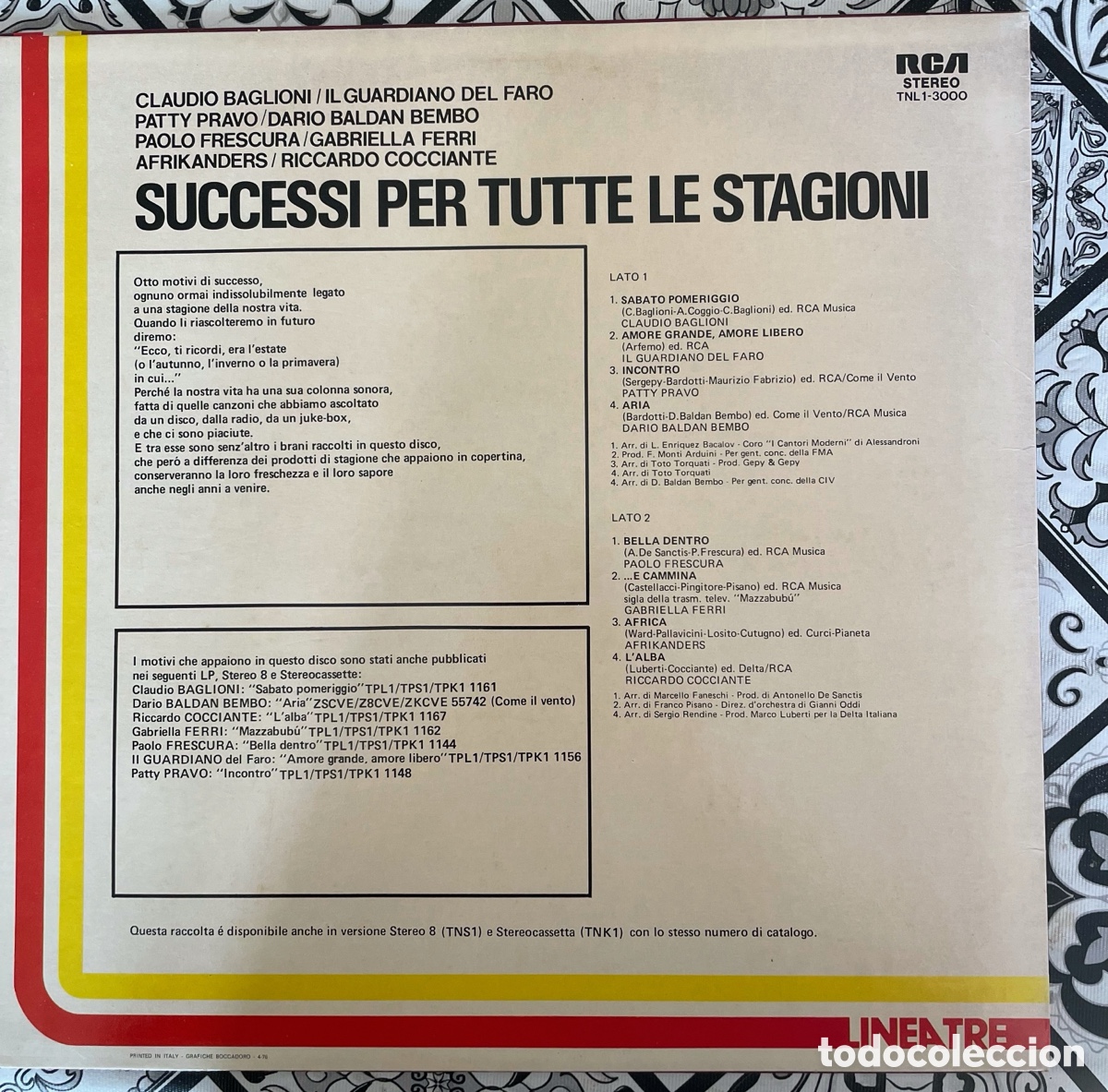 Discos de vinilo: Successi Per Tutte Le Stagioni - Foto 2