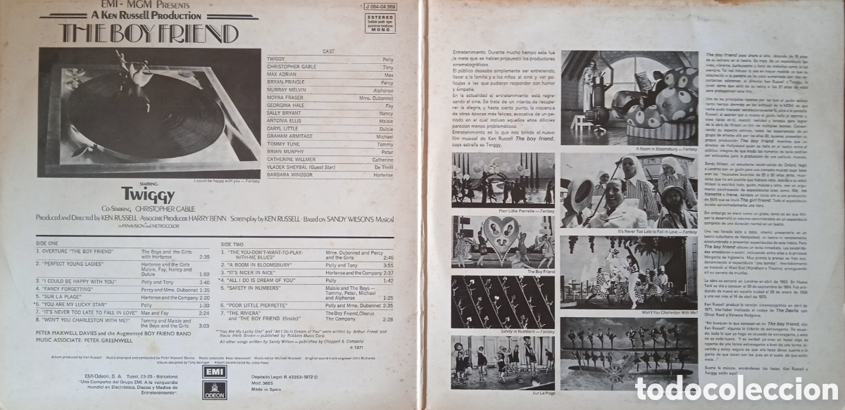 Discos de vinilo: Disco de vinilo The Boy Friend (BSO) - Foto 3