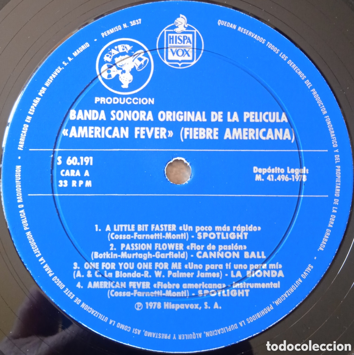 Discos de vinilo: Disco de vinilo American Fever (BSO) - Foto 4