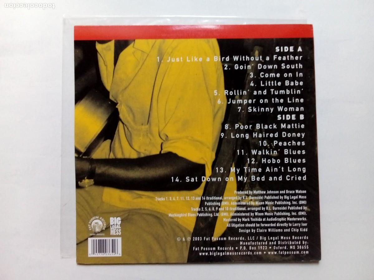 Discos de vinilo: R.L. Burnside. First recordings. LP 2008 - Foto 2