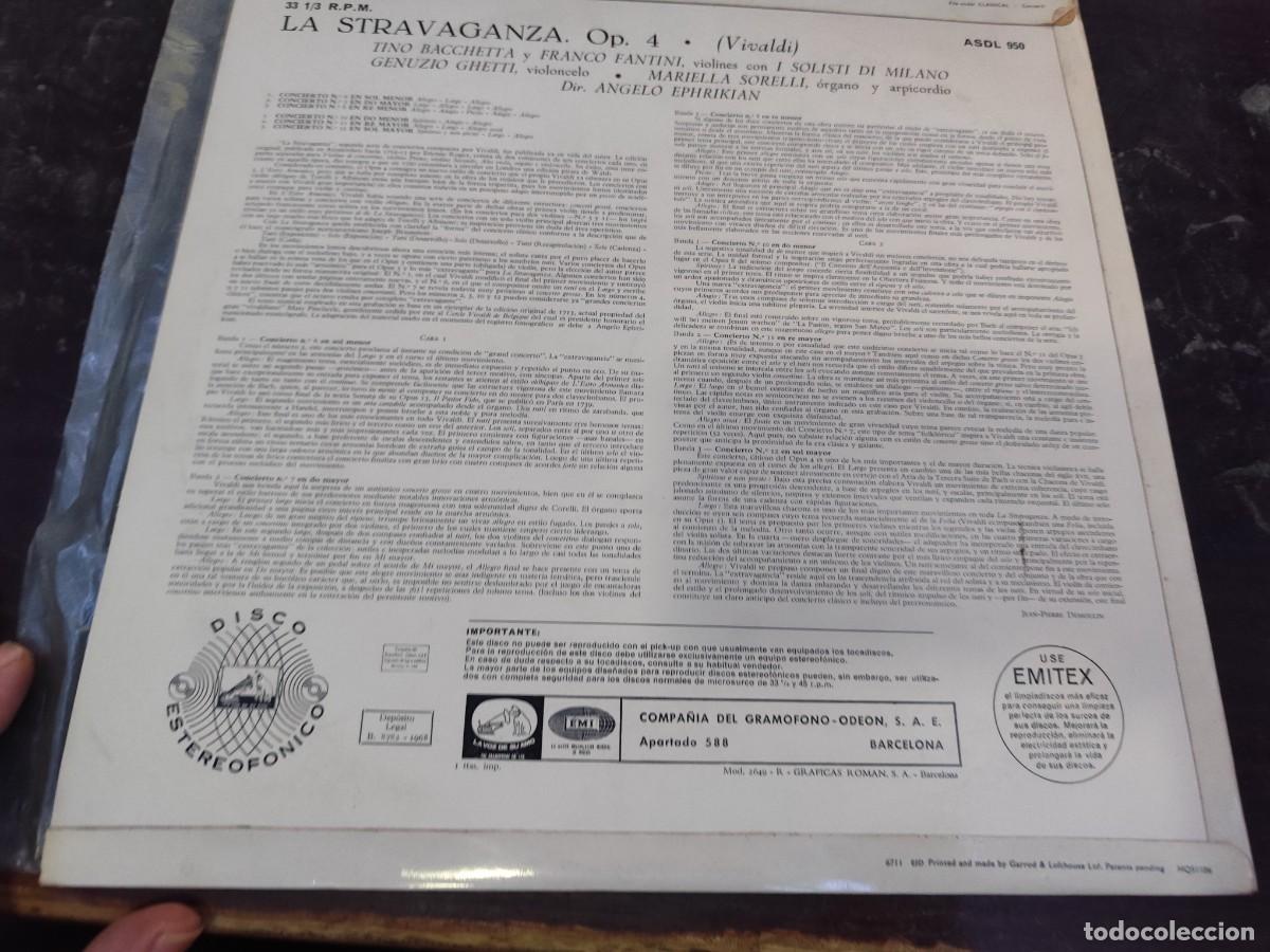 Discos de vinilo: LA STRAVAGANZA / VIVALDI / VVAA / R14 / EMI - Foto 4