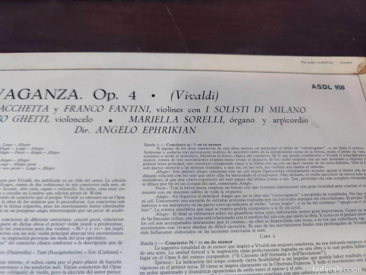 Discos de vinilo: LA STRAVAGANZA / VIVALDI / VVAA / R14 / EMI - Foto 6