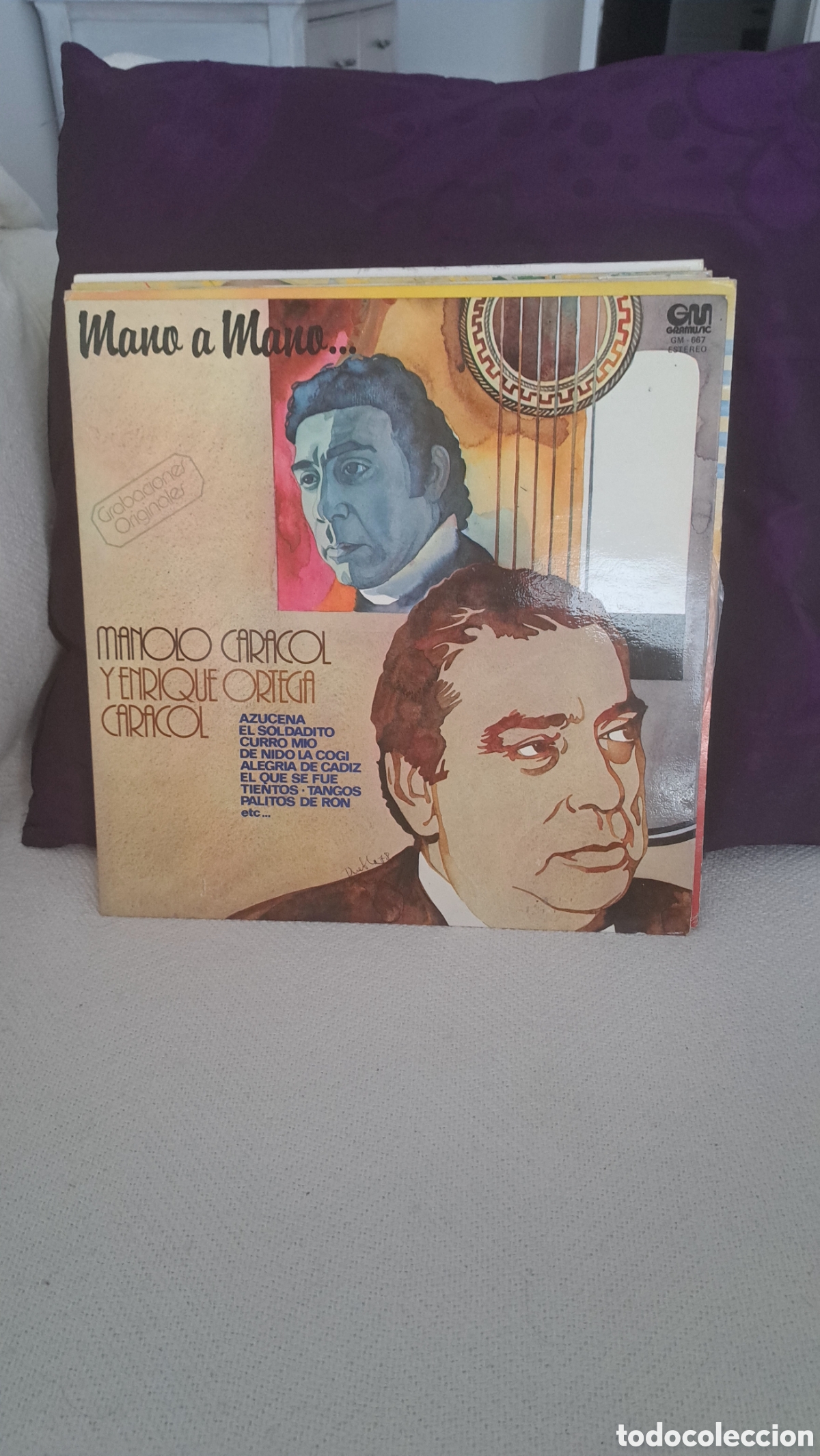Discos de vinilo: MANO A MANO Manolo Caracol - Foto 1